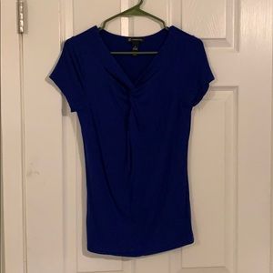 INC twist collar tee